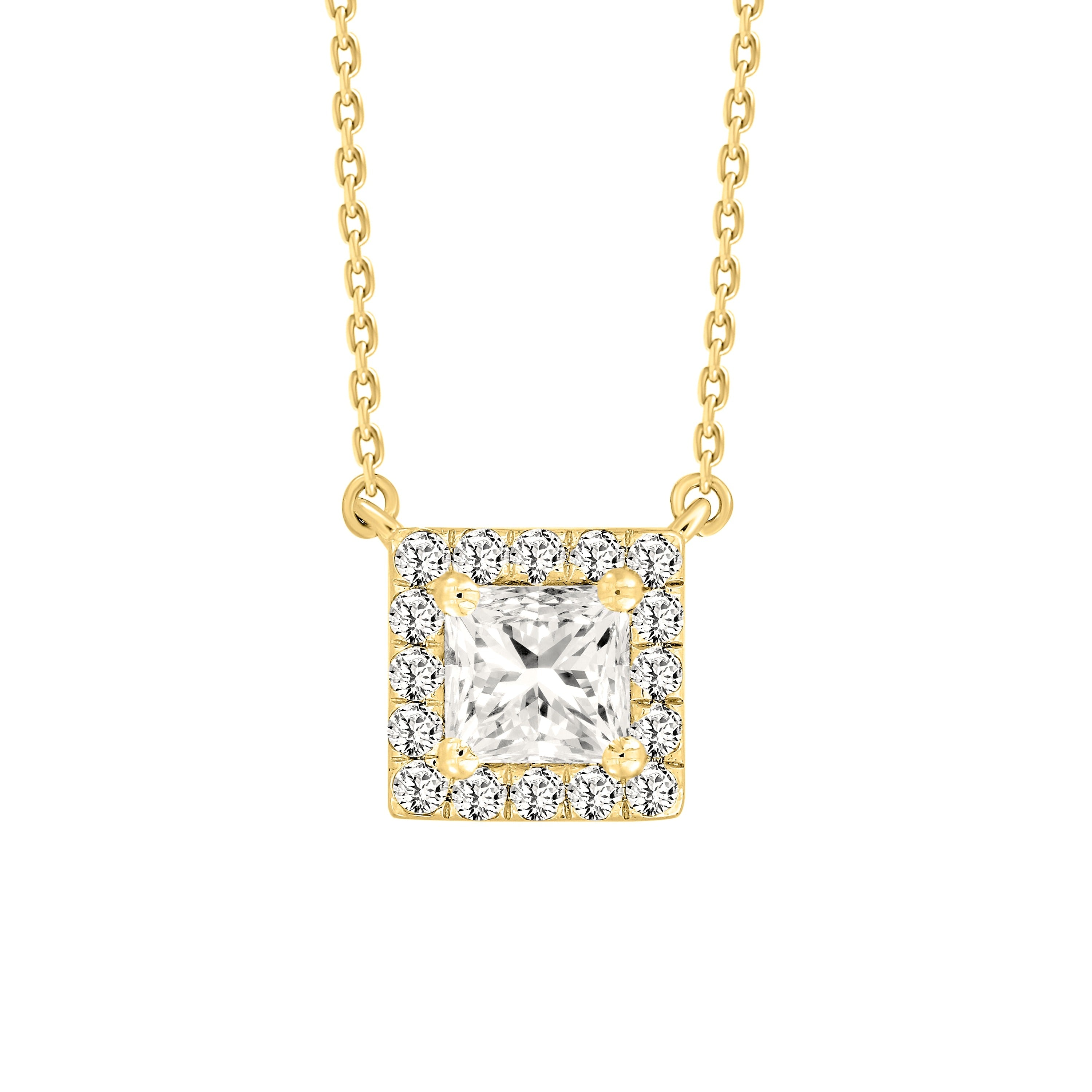 Princess Necklace in Yellow Gold | Diavlia